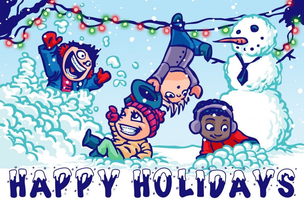 happy holidays graphic
